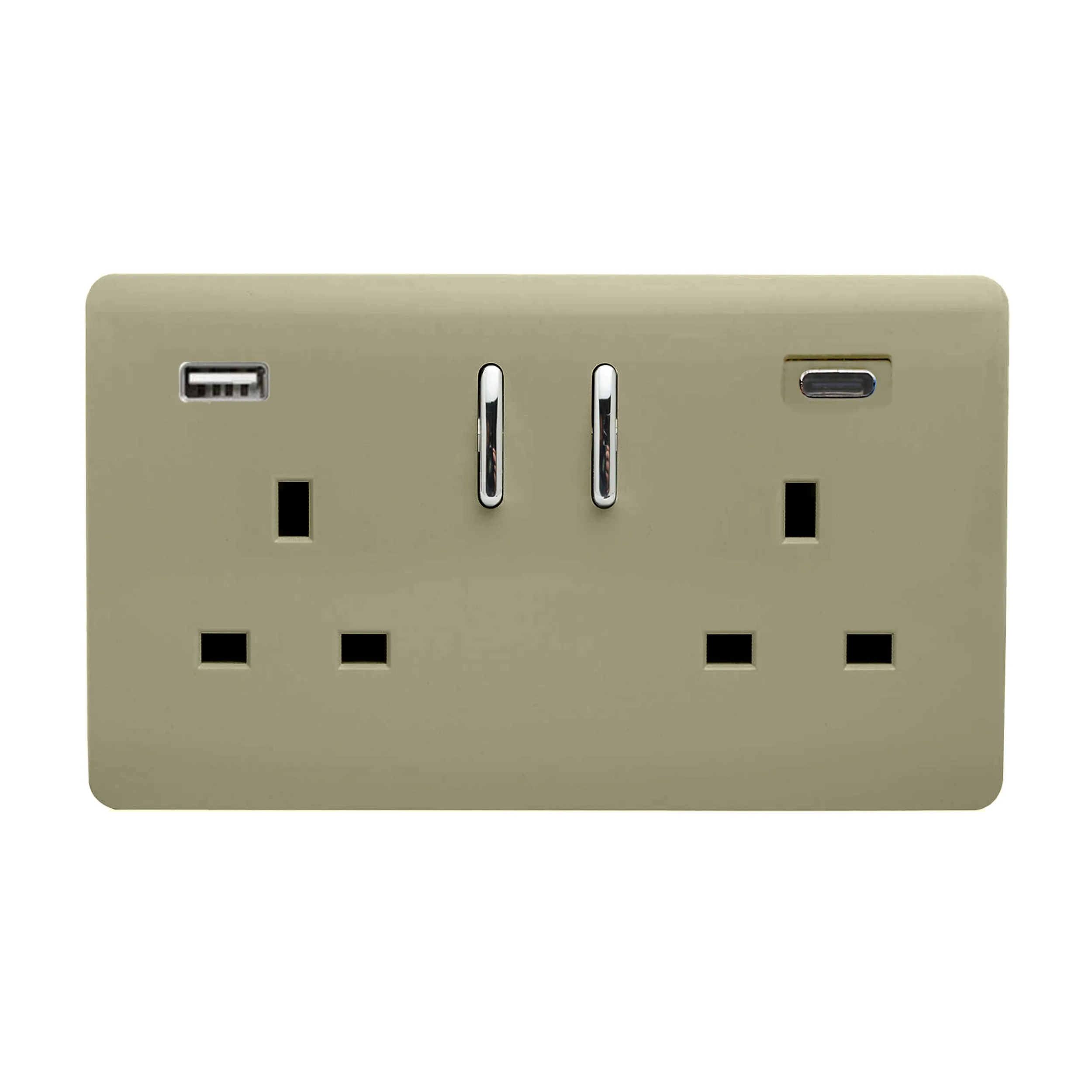Champagne Gold Wiring Accessories Trendi Decorative Screwless